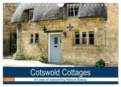 Cotswold Cottages (Wall Calendar 2027 DIN A4 landscape), CALVENDO 12 Month Wall Calendar