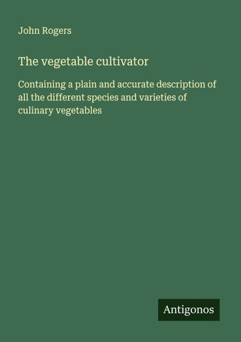 The vegetable cultivator