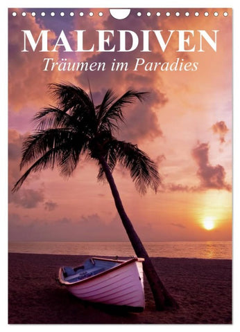 Malediven - Träumen im Paradies (Wandkalender 2026 DIN A4 hoch), CALVENDO Monatskalender