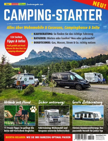 pro mobil Camping-Starter 01/2026 Fahrtraining, Raumerweiterung, Hund