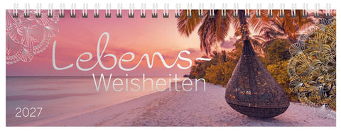 Tischquerkalender Trend Lebensweisheiten 2027