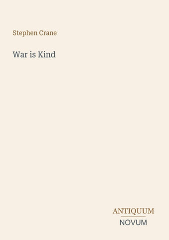 War is Kind