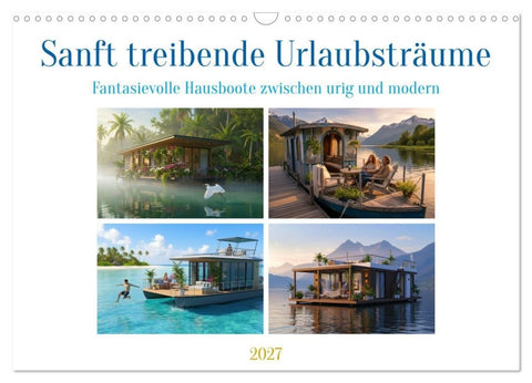 Sanft treibende Urlaubsträume (Wandkalender 2027 DIN A3 quer), CALVENDO Monatskalender