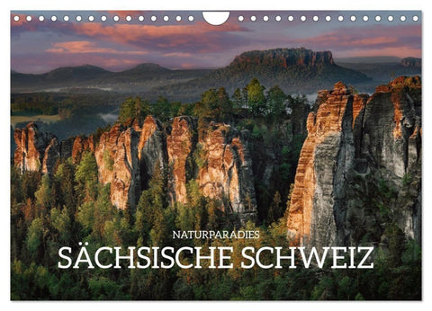 Naturparadies Sächsische Schweiz (Wandkalender 2027 DIN A4 quer), CALVENDO Monatskalender