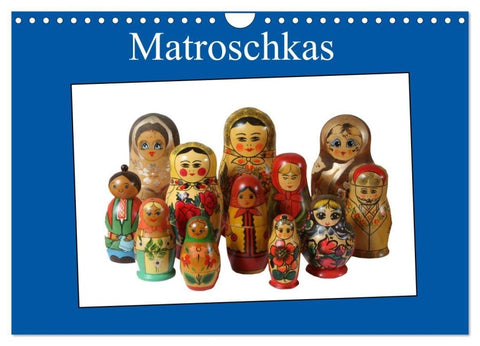 Matroschkas (Wandkalender 2027 DIN A4 quer), CALVENDO Monatskalender