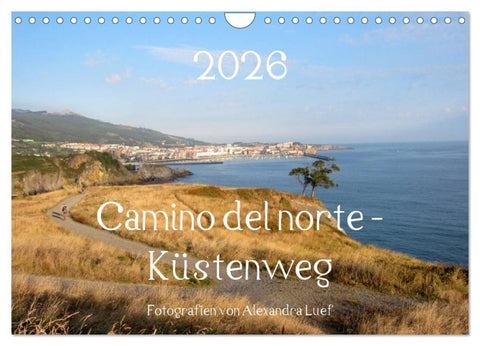 Camino del norte - Küstenweg (Wandkalender 2026 DIN A4 quer), CALVENDO Monatskalender