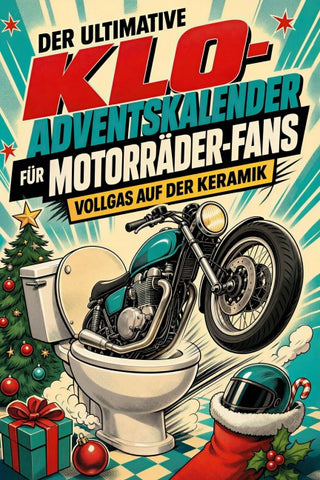 Der ultimative Klo-Adventskalender für Motorräder-Fans