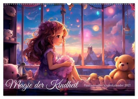 Magie der Kindheit (Wandkalender 2027 DIN A2 quer), CALVENDO Monatskalender