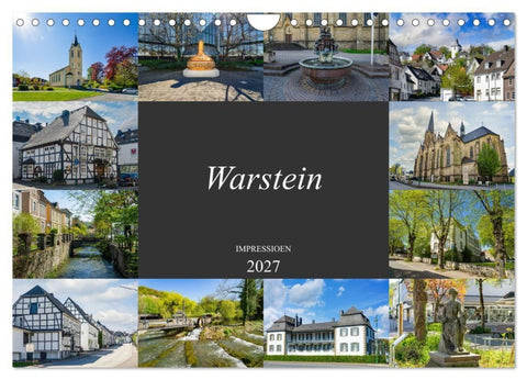 Warstein Impressionen (Wandkalender 2027 DIN A4 quer), CALVENDO Monatskalender