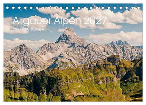 Allgäuer Alpen 2027 (Tischkalender 2027 DIN A5 quer), CALVENDO Monatskalender
