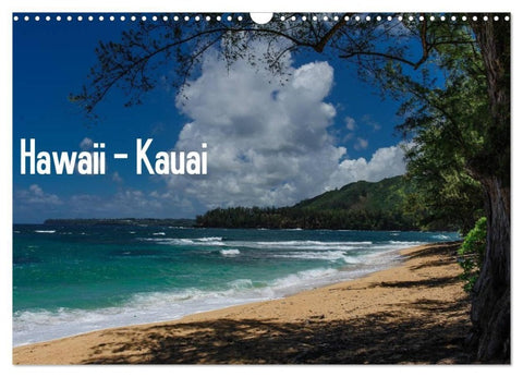 Hawaii - Kauai (Wandkalender 2027 DIN A3 quer), CALVENDO Monatskalender