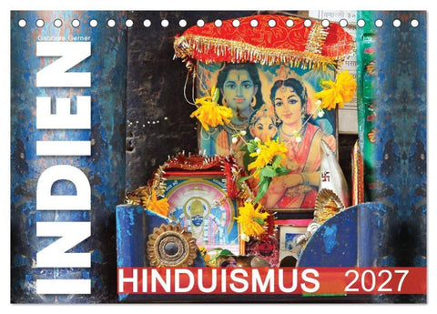 Indien - Hinduismus (Tischkalender 2027 DIN A5 quer), CALVENDO Monatskalender