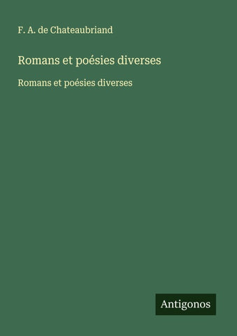 Romans et poésies diverses