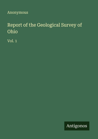 Report of the Geological Survey of Ohio