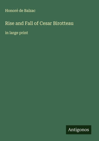 Rise and Fall of Cesar Birotteau