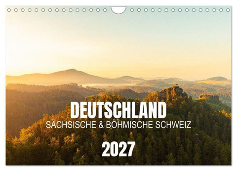 Deutschland - Sächsische und Böhmische Schweiz (Wandkalender 2027 DIN A4 quer), CALVENDO Monatskalender