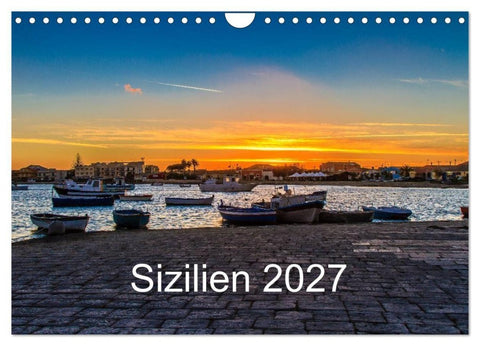 Sizilien 2027 (Wandkalender 2027 DIN A4 quer), CALVENDO Monatskalender