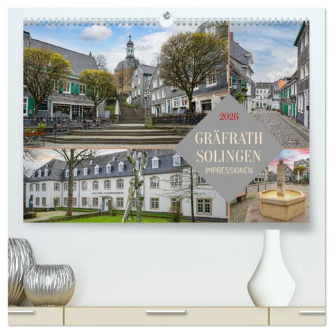 Solingen-Gräfrath Impressionen (hochwertiger Premium Wandkalender 2026 DIN A2 quer), Kunstdruck in Hochglanz