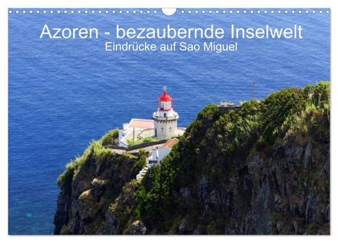 Azoren - bezaubernde Inselwelt. Eindrücke auf Sao Miguel (Wandkalender 2027 DIN A3 quer), CALVENDO Monatskalender