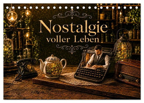 Nostalgie voller Leben (Tischkalender 2027 DIN A5 quer), CALVENDO Monatskalender