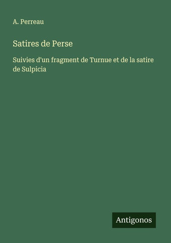 Satires de Perse