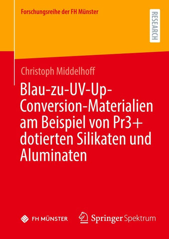 Blau-zu-UV-Up-Conversion-Materialien am Beispiel von Pr3+ dotierten Silikaten und Aluminaten
