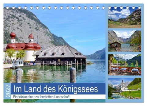 Im Land des Königssees (Tischkalender 2027 DIN A5 quer), CALVENDO Monatskalender