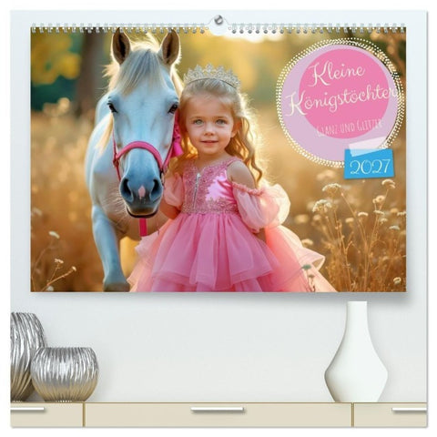 Kleine Königstöchter (hochwertiger Premium Wandkalender 2027 DIN A2 quer), Kunstdruck in Hochglanz