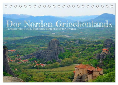 Der Norden Griechenlands (Tischkalender 2027 DIN A5 quer), CALVENDO Monatskalender