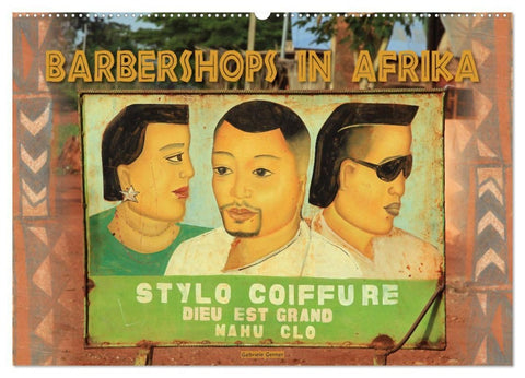Barbershops in Afrika (Wandkalender 2027 DIN A2 quer), CALVENDO Monatskalender
