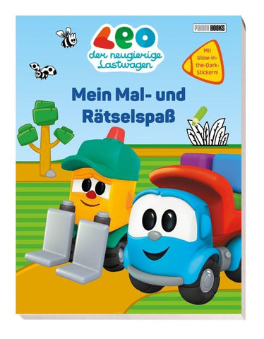Leo der Lastwagen: Mein Mal- und Rätselspaß! – Mit Glow-in-the-Dark-Stickern!