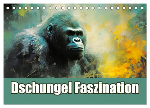 Dschungel Faszination (Tischkalender 2026 DIN A5 quer), CALVENDO Monatskalender