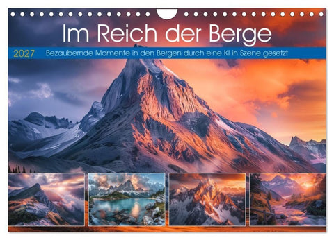 Im Reich der Berge (Wandkalender 2027 DIN A4 quer), CALVENDO Monatskalender