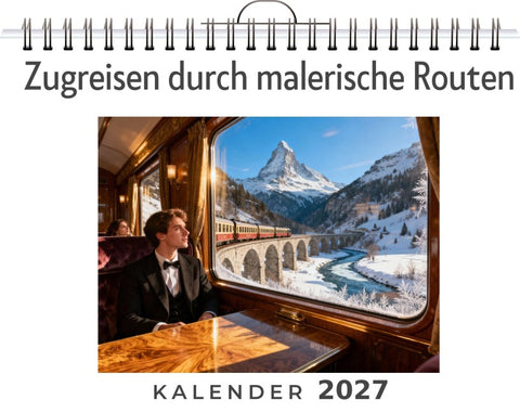 Zugreisen durch malerische Routen
