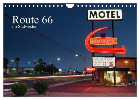Route 66 im Südwesten (Wandkalender 2026 DIN A4 quer), CALVENDO Monatskalender