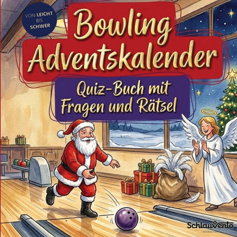 Bowling-Adventskalender: Quiz-Buch mit Fragen und Rätsel