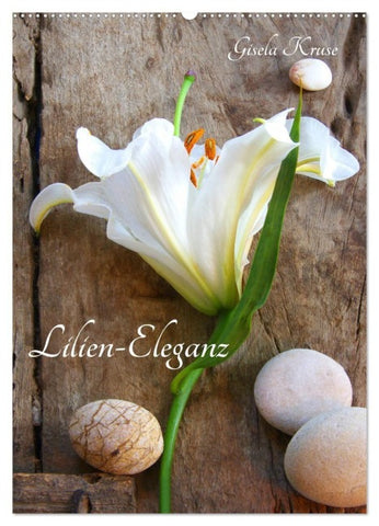 Lilien-Eleganz (Wandkalender 2027 DIN A2 hoch), CALVENDO Monatskalender