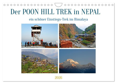 Der POON HILL TREK in NEPAL (Wandkalender 2026 DIN A4 quer), CALVENDO Monatskalender