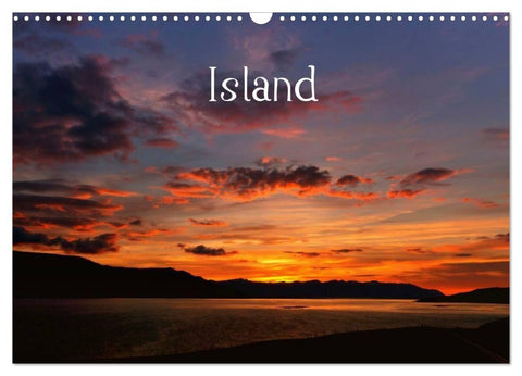 Island (Wandkalender 2027 DIN A3 quer), CALVENDO Monatskalender