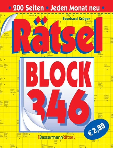 Rätselblock 346 (5 Exemplare à 2,99 €)