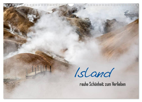 Island - rauhe Schönheit zum Verlieben (Wandkalender 2027 DIN A3 quer), CALVENDO Monatskalender
