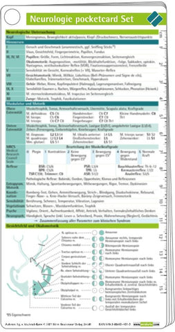 Neurologie pocketcard Set