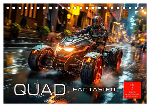 Quad Fantasien (Tischkalender 2027 DIN A5 quer), CALVENDO Monatskalender