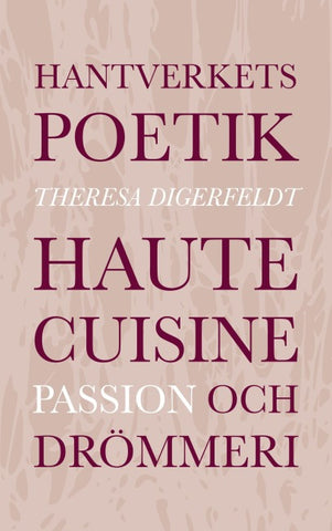 Hantverkets poetik
