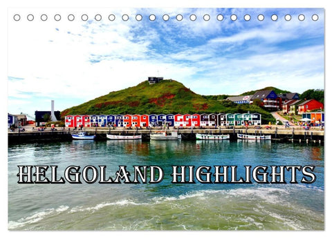 Helgoland Highlights (Tischkalender 2026 DIN A5 quer), CALVENDO Monatskalender