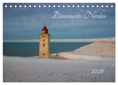 Dänemarks Norden (Tischkalender 2026 DIN A5 quer), CALVENDO Monatskalender