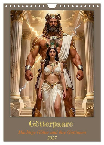 Götterpaare (Wandkalender 2027 DIN A4 hoch), CALVENDO Monatskalender