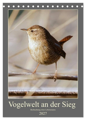 Vogelwelt an der Sieg (Tischkalender 2027 DIN A5 hoch), CALVENDO Monatskalender