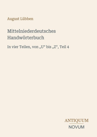 Mittelniederdeutsches Handwörterbuch