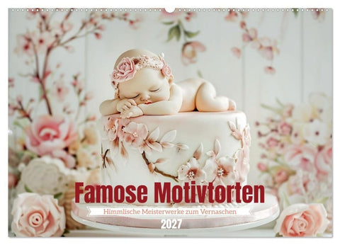 Famose Motivtorten (Wandkalender 2027 DIN A2 quer), CALVENDO Monatskalender